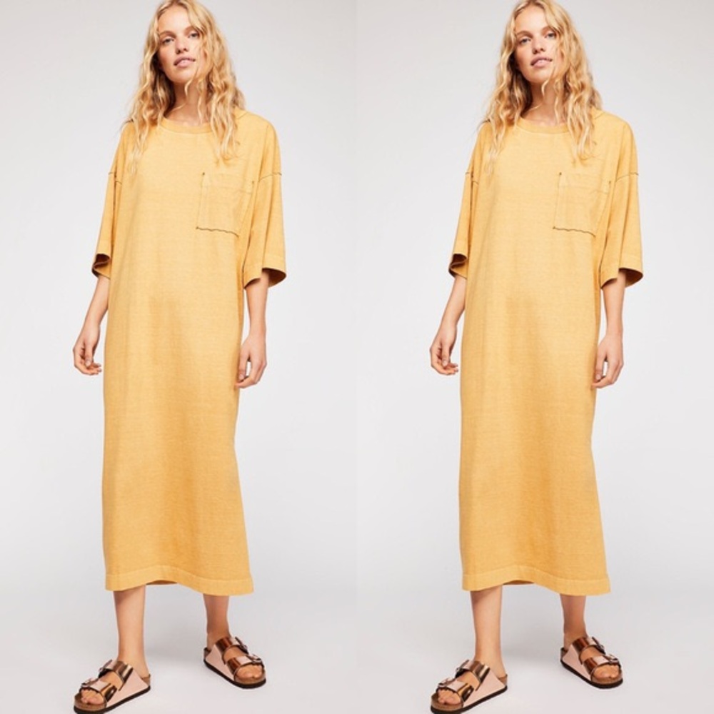free people camilla shirt dress
